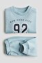 2-piece printed brushed-inside sweatshirt set - 2