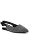 Women Rhinestones Embellished Slingback Mules in Black - 2