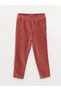Lcw Baby Pink Elastic Waist Basic Baby Girl Velvet Sweatpants - 2