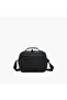 Textured Insulated Lunch Bag with Carry Handle and Zip Closure - 5