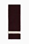 Rib-knit scarf