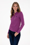 Women's Violet Basic Polo Neck Sweatshirt 50307755-Vr037 - 3