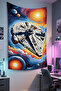 Star Wars Wall Cloth – Movie Themed, High-Quality Fabric, Tapestry Wall Hanging