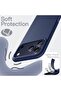 Liquid Silicone Case for iPhone 17 Pro (6.3-Inch) - Dark Blue - 4