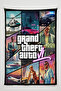 Gta Printed Wall Covering – Gamer-Themed, High-Quality Fabric, Tapestry Wall Carpet - 2