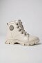 Conpax 5967 Beige Women's Zippered & Lace-Up Boots - 5