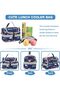 Kids Lunch Bag, Portable Lunch Bag Separate Compartments Reusable Boys Lunch Handbag with Adj - 5