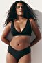 Padded soft microfibre bra