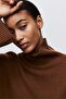Cashmere-blend polo-neck jumper
