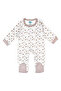 5 piece Sets include Bib, Romper, Mittens, Cap and Sleepsuit, 3-6 Months , Beige - 2