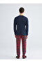 Özmarka New Season Crew Neck Men's Pajama Set - 4