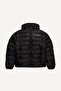 Boning-detail puffer jacket - 7