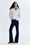 Flared corduroy trousers - 3