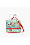Fisher- Printed Lunch Bag with Adjustable Strap and Zip Closure - 6