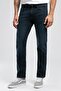 Harry Men's Straight Regular Cut Regular Waist Straight Leg Jean Trousers Blue - 2