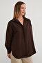 Basic Slit Oversized Shirt - 4