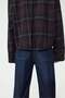 Corduroy-collar twill jacket - 3