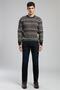 Harry Mid-Waist Straight Cut Straight-Leg Black Men's Jeans