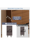 Entryway Shoe Storage Cabinet 100CM - 3