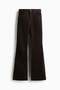 Flared corduroy trousers - 4
