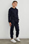 Hooded Zippered Unisex Kids Tracksuit Set - 4
