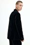 Regular Fit Single-breasted velvet jacket - 4