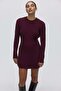 Rib-knit dress