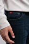 Jagger Regular Waist Slim Fit Straight Leg Black Men's Jean Trousers - 4