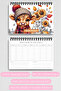 Cute Cow Autumn Themed Model:2 A5 Wire-O Spiral To-Do List Weekly Planner - 5