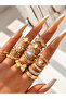 Set of 15 - Embellished Rings