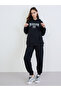 Black Longline Hoodie and Joggers Co-Ords - 2