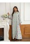 Floral Print Embellished Faux Pearl Detail Jalabiya - 5