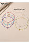 5pcs Girl's Butterfly Shape pendant Beaded Necklace - 6