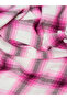 Cotton Checked Button Through Piped Shirt and Pyjama Set - 7