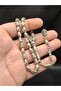 Silver Imitation Metal Prayer Beads with Moon, Star and Turkish Flag - 2