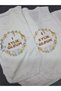 12 Pieces of Written Baby Bodysuits with the Words I Became a Month Old, 100% Cotton