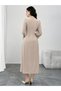 Floral Embroidered Detail Square Neck Maxi Dress - 2