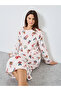 Patterned Fleece Nightdress