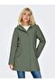 Onlsally Women's Fleece-Lined Casual Raincoat