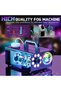 Smoke Machine Fog Machine with Disco Ball Lights, 600W, 2500 CFM, 13-Color LED, Remote - 5