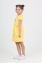 Girl's Printed Relax Fit Crew Neck Short Sleeve Dress - 5