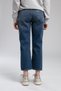 Clara high waist straight cut straight leg francesca mid women's jean pants - 3