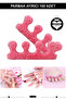 Finger Separators Pink 100 Pieces - Pedicure Manicure Nail Polish Application Hand Foot Separator 100 Pieces (50 Pairs)