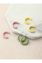 3 pairs Circle Earrings set - 2