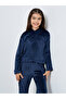 Teens Velour Embroidered Hoodie and Joggers Set - 2