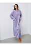 Cable Knit Pocket Detail Fleece Nightdress