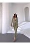 Women's Stone Detailed Jacket Trousers Suit