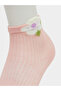 Pack of 5 - Girls Flower Pattern Socks - 5