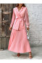 Pink Wrap Blazer and Pleated Skirt Co-ords