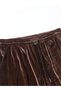 Men Brown Velvet Look Hoodie and Joggers Co-Ords - 5